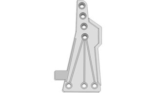 Стійка плуга ПЛВ 31-301 сталева (лита)