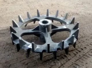 Колесо котка шпорове ККШ-6.304 (D = 520mm, d = 60mm)