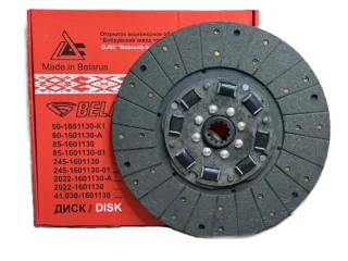 Диск зчеплення 85-1601130-01 (на гумках) трактор МТЗ оригінал (БЗТДіА)