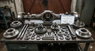 Міст та вісь Т-150