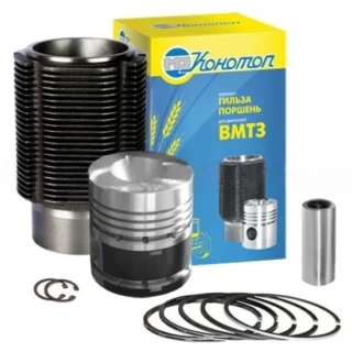 Поршнева група Д-144-1000108-5 (ВТМЗ/Д‑144/Д‑21) Мотордеталь-Конотоп (поршень на 5 канавок)